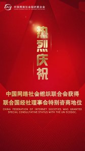 中国网络社会组织联合会获得联合国经社理事会特别咨商地位