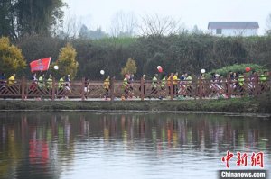 春暖花开踏青忙 重庆市民跑“乡村马拉松”赏田园风光