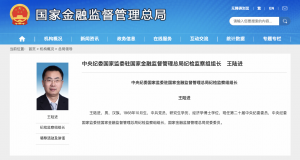 王陆进任中央纪委国家监委驻国家金融监督管理总局纪检监察组组长