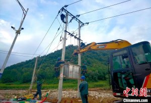 河北石家庄受强降雨影响用户全部恢复供电